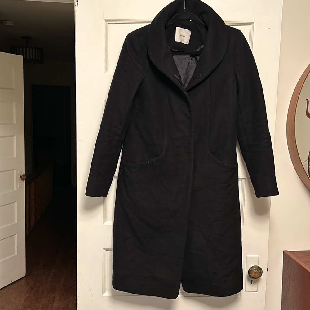 EUC Barely worn Cocoon Coat - Black XS